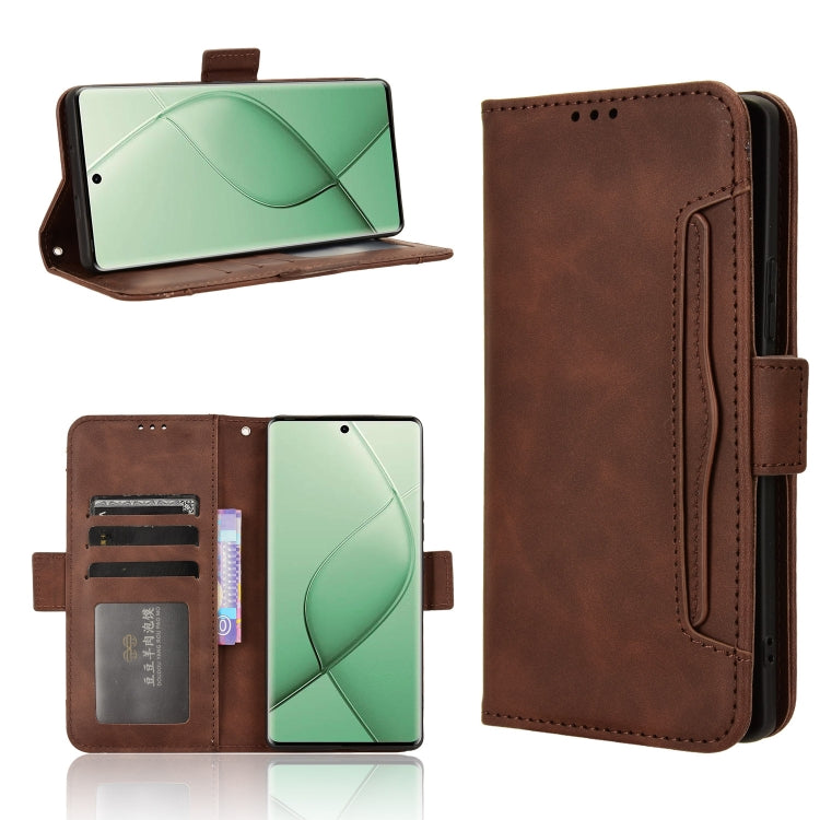 Skin Feel Calf Texture Card Slots Leather Phone Case, For Tecno Pova 6 Pro 5G, For Tecno Spark 20 Pro+ 4G KJ7, For Tecno Spark 20 Pro 4G KJ6, For Tecno Spark Go 2024 / Spark 20C