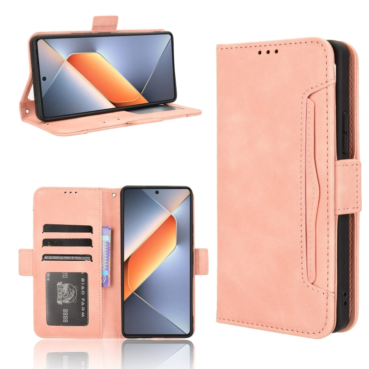 Skin Feel Calf Texture Card Slots Leather Phone Case, For Tecno Pova 6 Neo 4G, For Tecno Pova 6 4G, For Tecno Camon 30 Pro 5G, For Tecno Camon 30 5G / 4G
