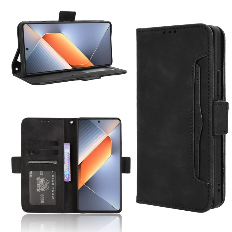 Skin Feel Calf Texture Card Slots Leather Phone Case, For Tecno Pova 6 Neo 4G, For Tecno Pova 6 4G, For Tecno Camon 30 Pro 5G, For Tecno Camon 30 5G / 4G