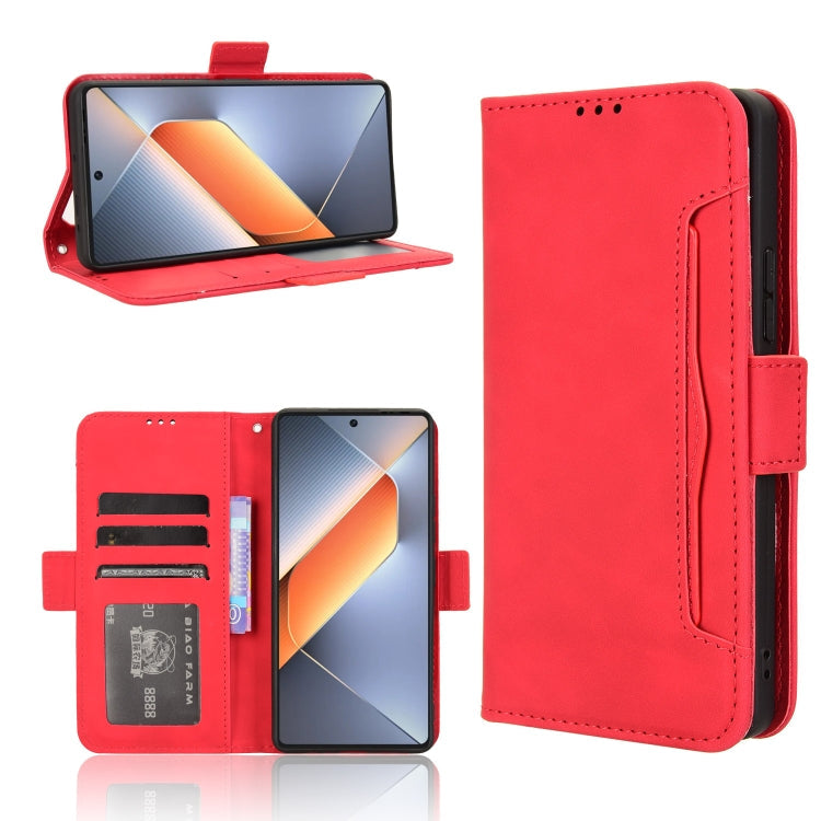 Skin Feel Calf Texture Card Slots Leather Phone Case, For Tecno Pova 6 Neo 4G, For Tecno Pova 6 4G, For Tecno Camon 30 Pro 5G, For Tecno Camon 30 5G / 4G