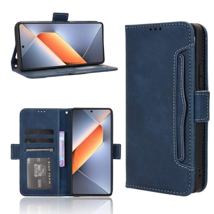 Skin Feel Calf Texture Card Slots Leather Phone Case, For Tecno Pova 6 Neo 4G, For Tecno Pova 6 4G, For Tecno Camon 30 Pro 5G, For Tecno Camon 30 5G / 4G
