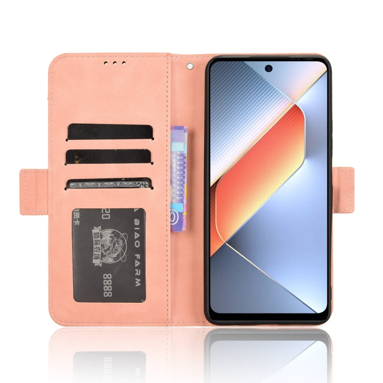 Skin Feel Calf Texture Card Slots Leather Phone Case, For Tecno Pova 6 Neo 4G, For Tecno Pova 6 4G, For Tecno Camon 30 Pro 5G, For Tecno Camon 30 5G / 4G