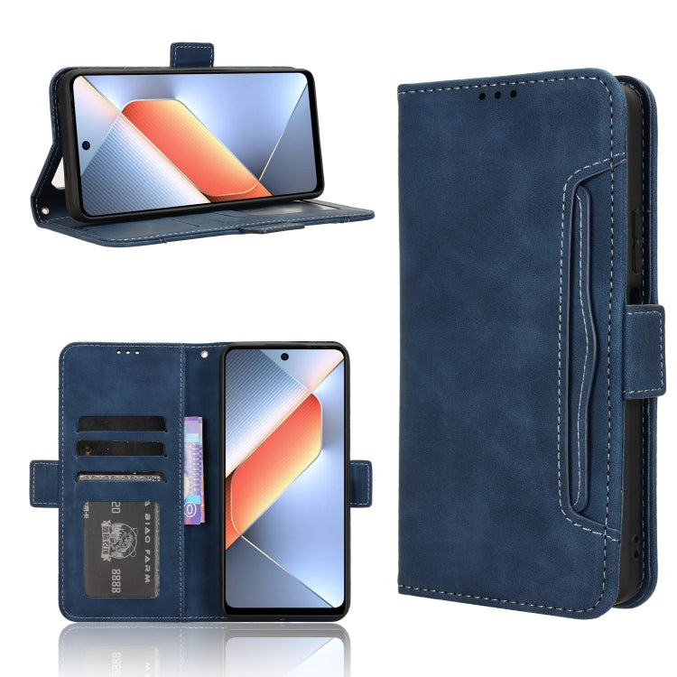 Skin Feel Calf Texture Card Slots Leather Phone Case, For Tecno Pova 6 Neo 4G, For Tecno Pova 6 4G, For Tecno Camon 30 Pro 5G, For Tecno Camon 30 5G / 4G
