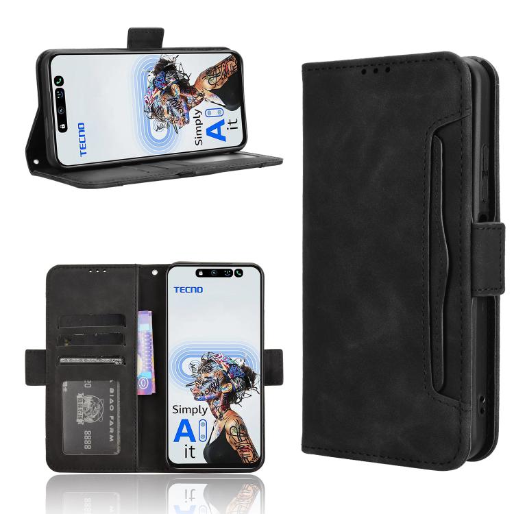 Skin Feel Calf Texture Card Slots Leather Phone Case, For Tecno Camon 30S 4G / 30S Pro 4G, For Tecno Pova 6 Neo 5G / Spark 30 5G, For Tecno Spark 30 Pro 4G, For Tecno Spark 30 4G