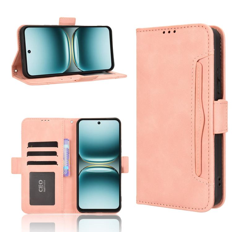 Skin Feel Calf Texture Card Slots Leather Phone Case, For Tecno Spark 40 4G, For Tecno Pova 7 Ultra 5G, For Tecno Pova 7 4G, For Tecno Spark Go 2 4G