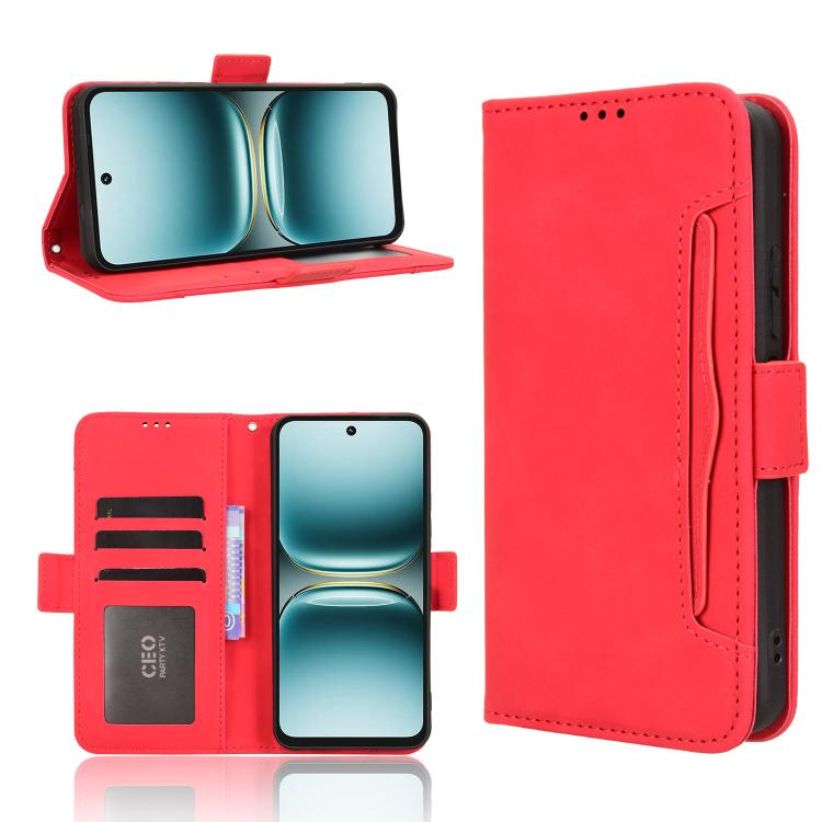Skin Feel Calf Texture Card Slots Leather Phone Case, For Tecno Spark 40 4G, For Tecno Pova 7 Ultra 5G, For Tecno Pova 7 4G, For Tecno Spark Go 2 4G