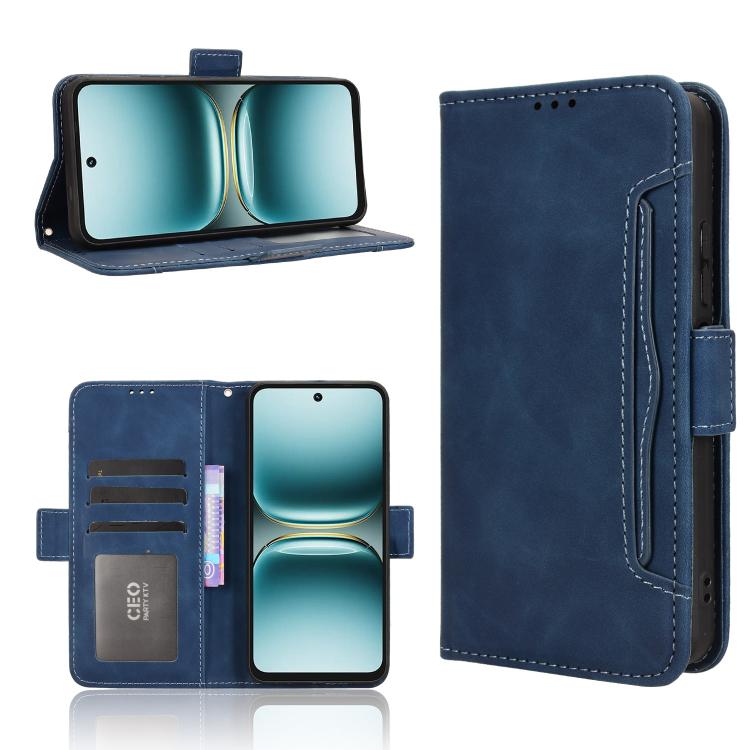 Skin Feel Calf Texture Card Slots Leather Phone Case, For Tecno Spark 40 4G, For Tecno Pova 7 Ultra 5G, For Tecno Pova 7 4G, For Tecno Spark Go 2 4G