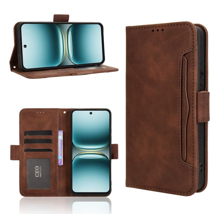 Skin Feel Calf Texture Card Slots Leather Phone Case, For Tecno Spark 40 4G, For Tecno Pova 7 Ultra 5G, For Tecno Pova 7 4G, For Tecno Spark Go 2 4G