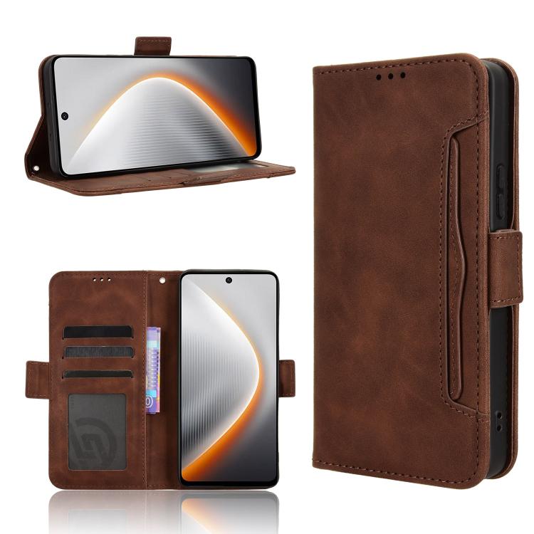 Skin Feel Calf Texture Card Slots Leather Phone Case, For Tecno Pova 7 Pro 5G, For Tecno Pova 7 5G, For Tecno Spark 40 Pro+ 4G, For Tecno Spark 40 Pro 4G