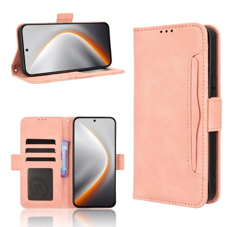Skin Feel Calf Texture Card Slots Leather Phone Case, For Tecno Pova 7 Pro 5G, For Tecno Pova 7 5G, For Tecno Spark 40 Pro+ 4G, For Tecno Spark 40 Pro 4G