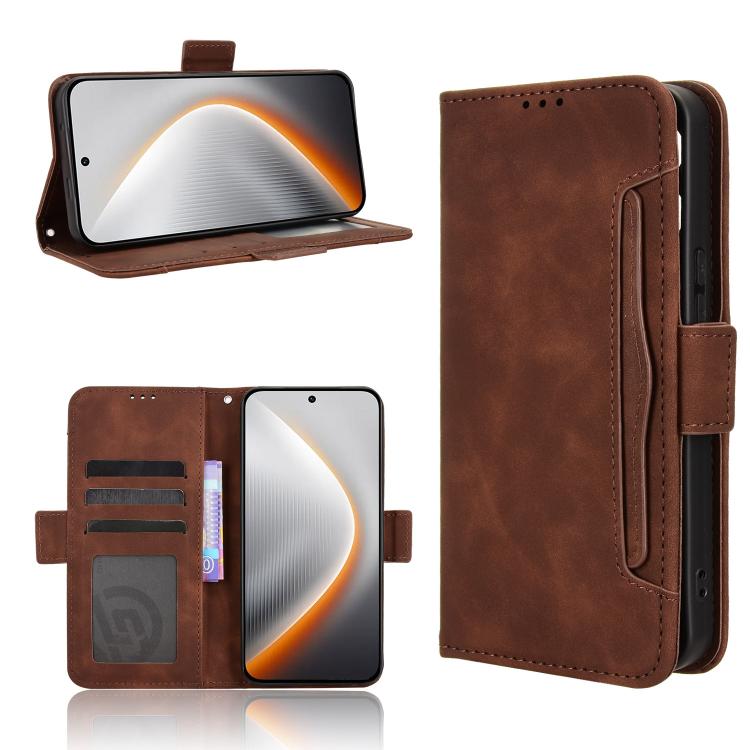 Skin Feel Calf Texture Card Slots Leather Phone Case, For Tecno Spark 40 4G, For Tecno Pova 7 Ultra 5G, For Tecno Pova 7 4G, For Tecno Spark Go 2 4G