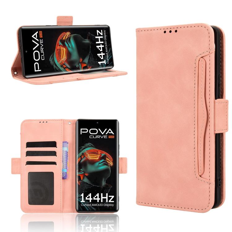 Skin Feel Calf Texture Card Slots Leather Phone Case, For Tecno Pova Curve 5G, For Tecno Camon 40 Pro 4G / 5G, For Tecno Camon 40 Premier 5G, For Tecno Camon 40 4G