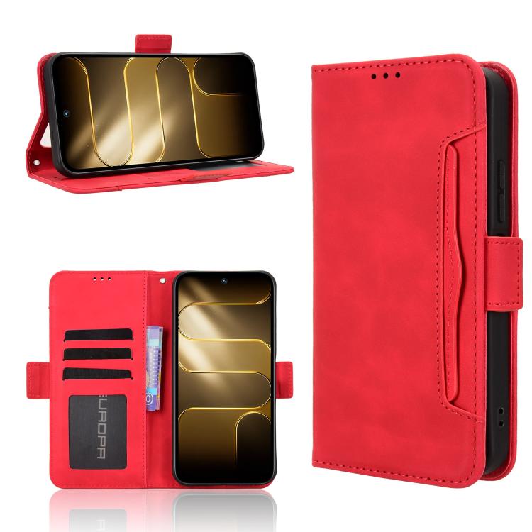 Skin Feel Calf Texture Card Slots Leather Phone Case, For Tecno Spark 50 5G, For Tecno Pova Curve 2 5G, For Tecno Spark 50 4G, For Tecno Camon 50 Pro 4G