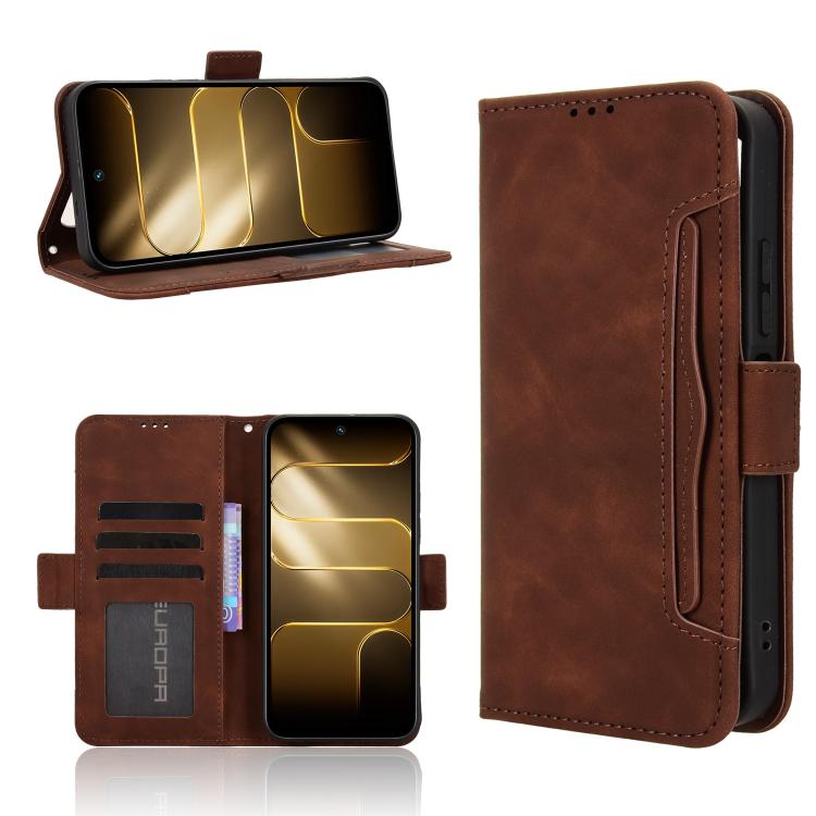 Skin Feel Calf Texture Card Slots Leather Phone Case, For Tecno Spark 50 5G, For Tecno Pova Curve 2 5G, For Tecno Spark 50 4G, For Tecno Camon 50 Pro 4G