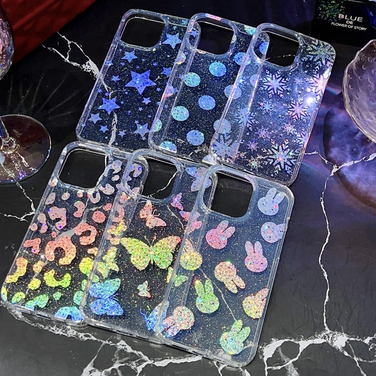 Little Star Series Glitter Powder TPU Phone Case, For iPhone 12, For iPhone 12 Pro