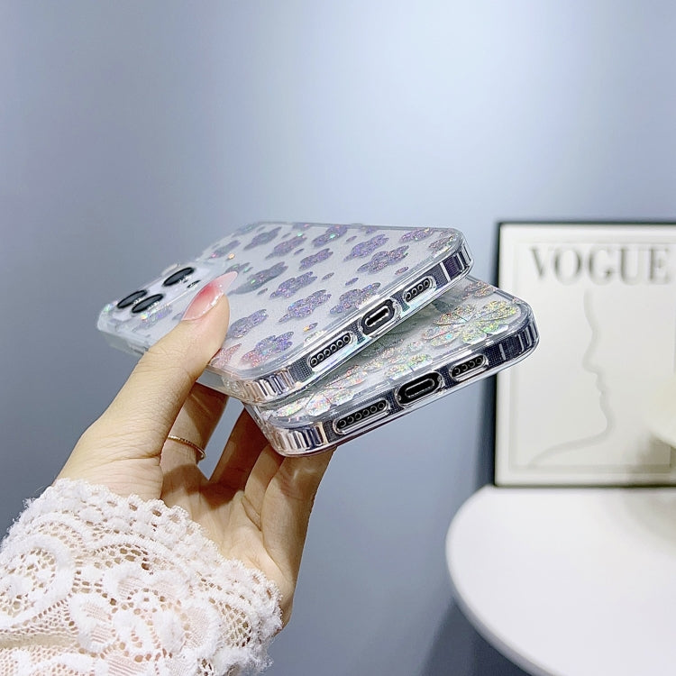 Little Star Series Glitter Powder TPU Phone Case, For iPhone 14, For iPhone 14 Pro