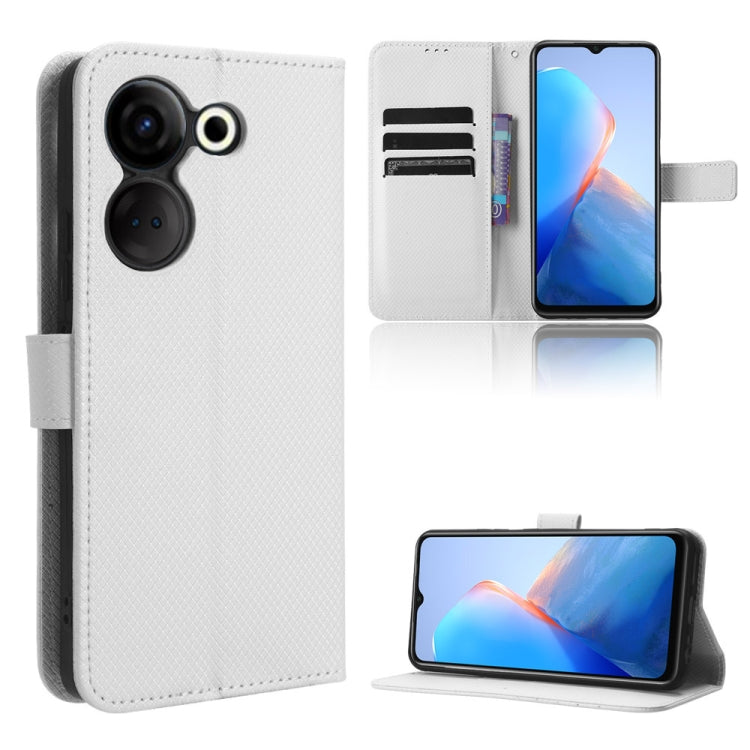 Diamond Texture Leather Phone Case, For Tecno Camon 20 Premier 5G, For Tecno Camon 20 Pro 5G, For Tecno Camon 20 Pro