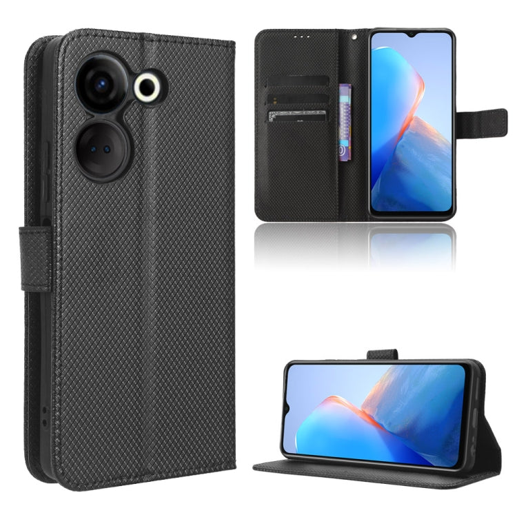 Diamond Texture Leather Phone Case, For Tecno Camon 20 Premier 5G, For Tecno Camon 20 Pro 5G, For Tecno Camon 20 Pro