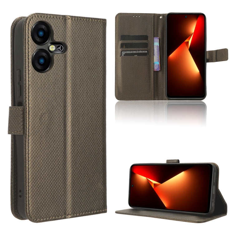 Diamond Texture Leather Phone Case, For Tecno Spark 20 4G, For Tecno Pova 5 Pro, For Tecno Pova Neo 3, For Tenco Pova 5