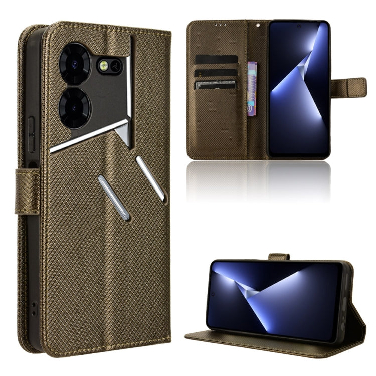 Diamond Texture Leather Phone Case, For Tecno Spark 20 4G, For Tecno Pova 5 Pro, For Tecno Pova Neo 3, For Tenco Pova 5