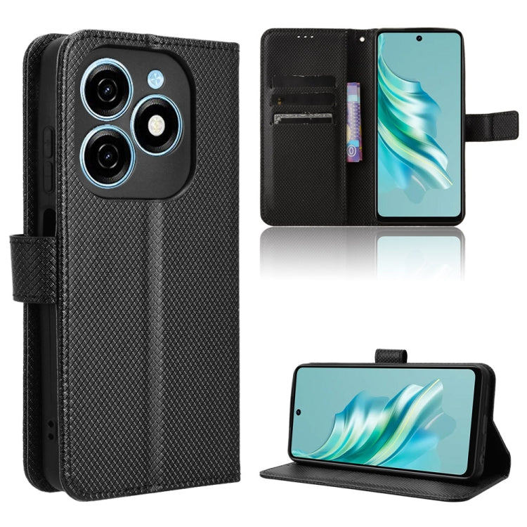 Diamond Texture Leather Phone Case, For Tecno Spark 20 4G, For Tecno Pova 5 Pro, For Tecno Pova Neo 3, For Tenco Pova 5