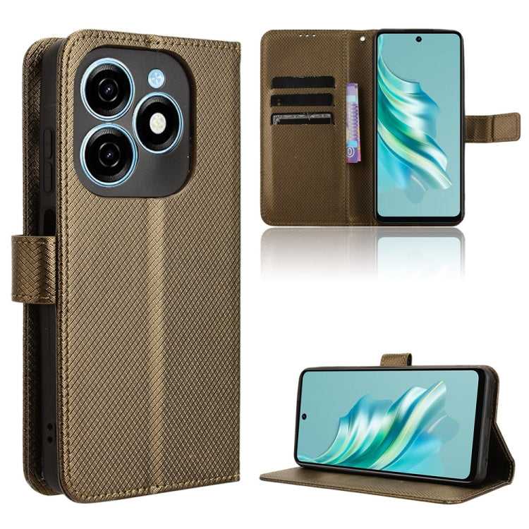 Diamond Texture Leather Phone Case, For Tecno Spark 20 4G, For Tecno Pova 5 Pro, For Tecno Pova Neo 3, For Tenco Pova 5