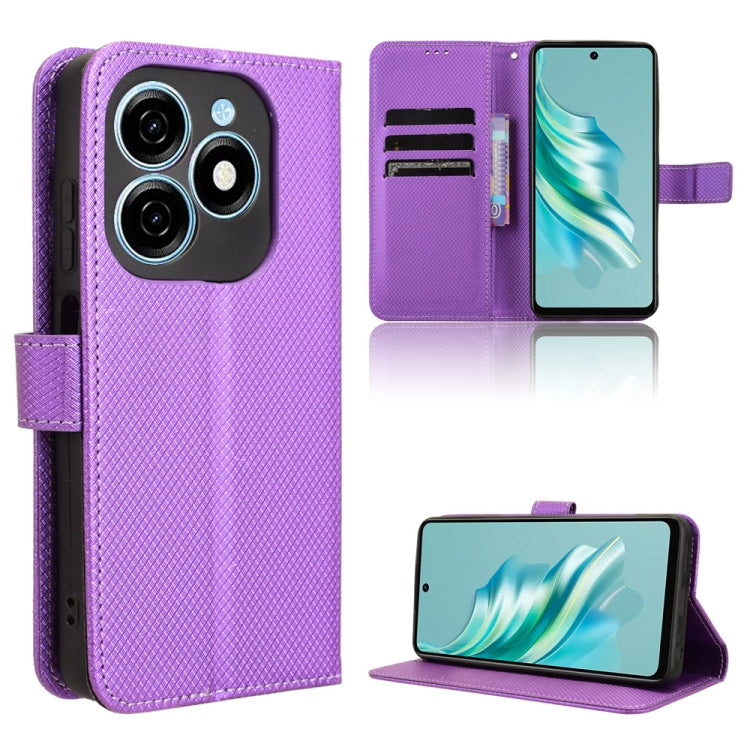 Diamond Texture Leather Phone Case, For Tecno Spark 20 4G, For Tecno Pova 5 Pro, For Tecno Pova Neo 3, For Tenco Pova 5
