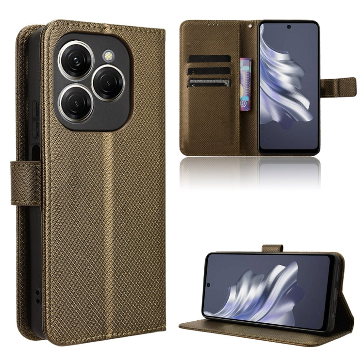 Diamond Texture Leather Phone Case, For Tecno Pova 6 Pro 5G, For Tecno Spark 20 Pro+ 4G, For Tecno Spark 20 Pro 4G, For Tecno Spark Go 2024
