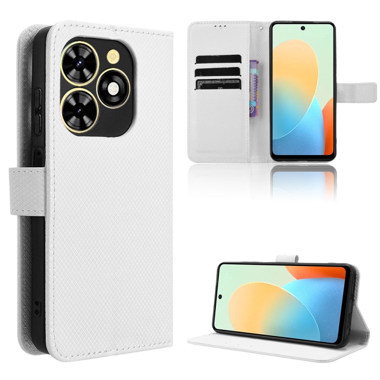 Diamond Texture Leather Phone Case, For Tecno Pova 6 Pro 5G, For Tecno Spark 20 Pro+ 4G, For Tecno Spark 20 Pro 4G, For Tecno Spark Go 2024