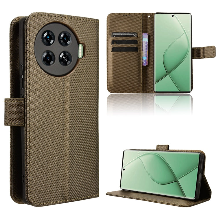 Diamond Texture Leather Phone Case, For Tecno Pova 6 Pro 5G, For Tecno Spark 20 Pro+ 4G, For Tecno Spark 20 Pro 4G, For Tecno Spark Go 2024