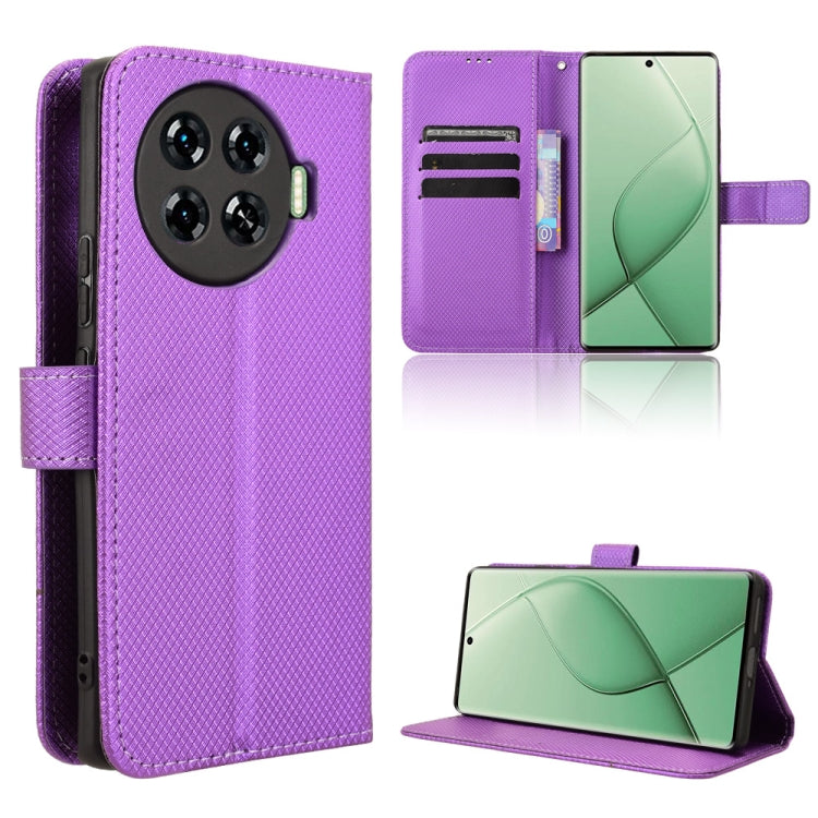 Diamond Texture Leather Phone Case, For Tecno Pova 6 Pro 5G, For Tecno Spark 20 Pro+ 4G, For Tecno Spark 20 Pro 4G, For Tecno Spark Go 2024