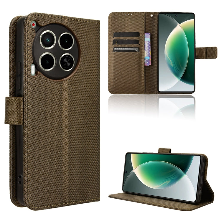 Diamond Texture Leather Phone Case, For Tecno Pova 6 Neo 4G, For Tecno Pova 6 4G, For Tecno Camon 30 Pro 5G, For Tecno Camon 30 5G / 4G