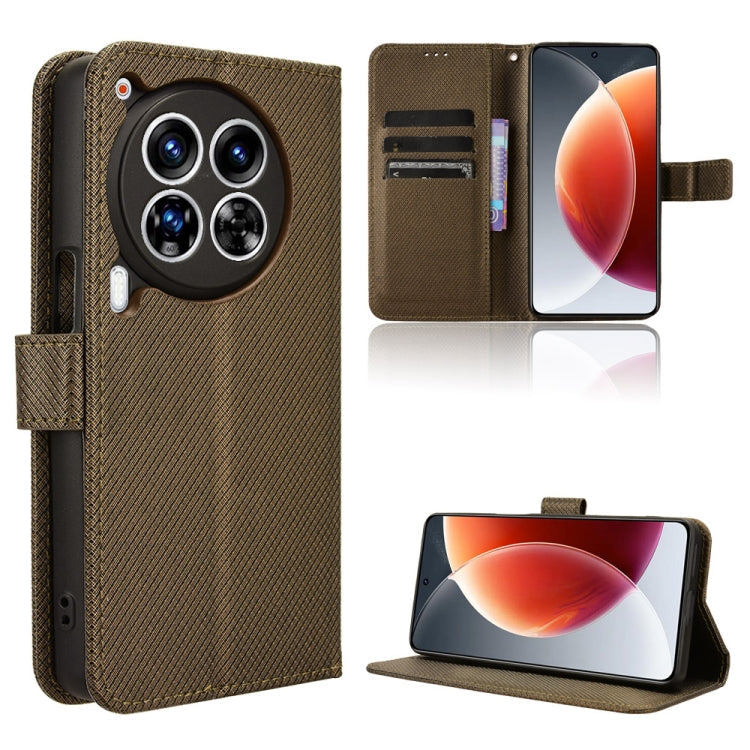 Diamond Texture Leather Phone Case, For Tecno Spark Go 1 / Pop 9 / Spark Go 2025, For Tecno Spark 30C 4G, For Tecno Spark 20 Pro 5G, For Tecno Camon 30 Premier 5G