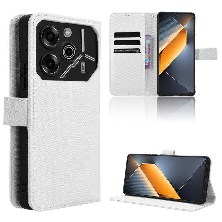 Diamond Texture Leather Phone Case, For Tecno Pova 6 Pro 5G, For Tecno Spark 20 Pro+ 4G, For Tecno Spark 20 Pro 4G, For Tecno Spark Go 2024