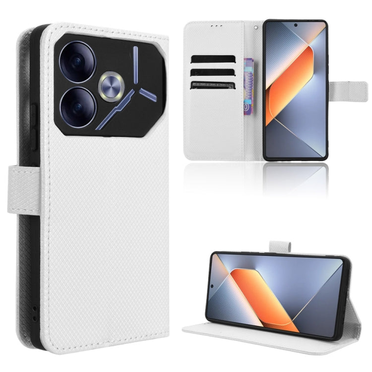 Diamond Texture Leather Phone Case, For Tecno Pova 6 Neo 4G, For Tecno Pova 6 4G, For Tecno Camon 30 Pro 5G, For Tecno Camon 30 5G / 4G