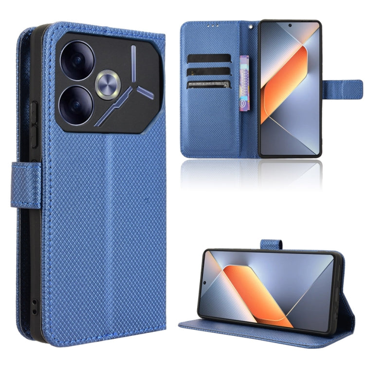Diamond Texture Leather Phone Case, For Tecno Pova 6 Neo 4G, For Tecno Pova 6 4G, For Tecno Camon 30 Pro 5G, For Tecno Camon 30 5G / 4G