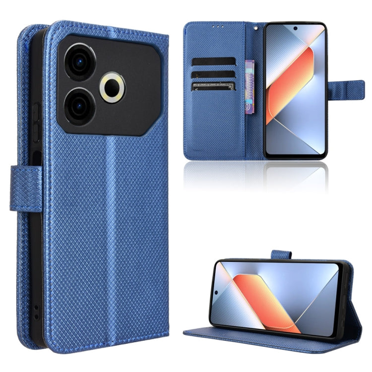 Diamond Texture Leather Phone Case, For Tecno Pova 6 Neo 4G, For Tecno Pova 6 4G, For Tecno Camon 30 Pro 5G, For Tecno Camon 30 5G / 4G