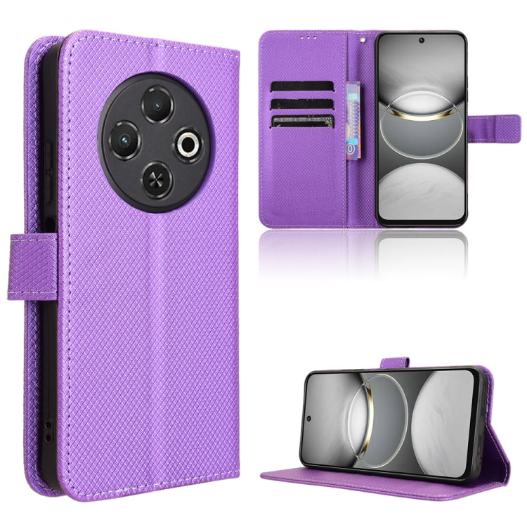 Diamond Texture Leather Phone Case, For Tecno Spark Go 1 / Pop 9 / Spark Go 2025, For Tecno Spark 30C 4G, For Tecno Spark 20 Pro 5G, For Tecno Camon 30 Premier 5G