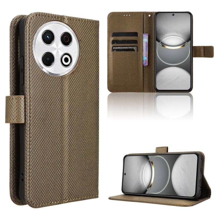 Diamond Texture Leather Phone Case, For Tecno Camon 30S 4G / 30S Pro 4G, For Tecno Pova 6 Neo 5G / Spark 30 5G, For Tecno Spark 30 Pro 4G, For Tecno Spark 30 4G