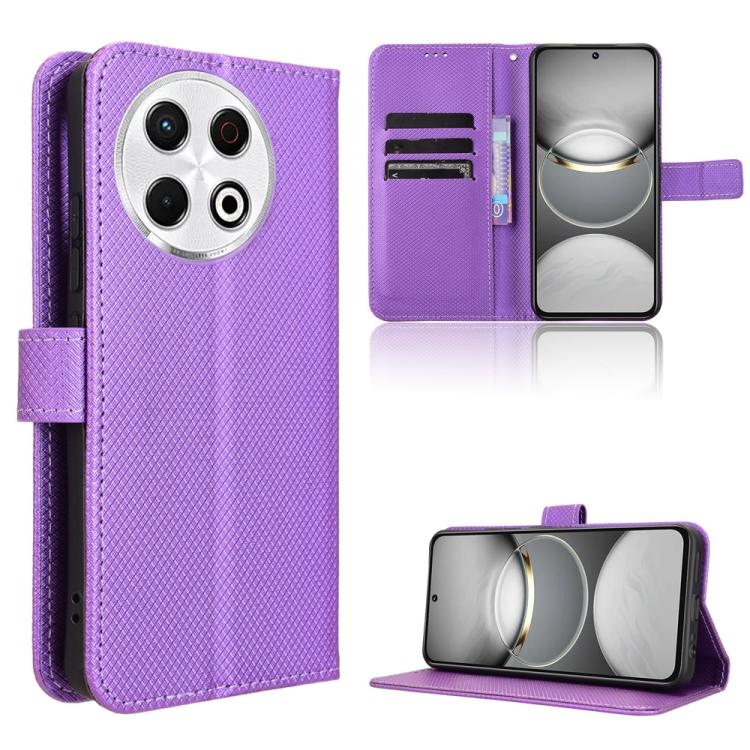Diamond Texture Leather Phone Case, For Tecno Camon 30S 4G / 30S Pro 4G, For Tecno Pova 6 Neo 5G / Spark 30 5G, For Tecno Spark 30 Pro 4G, For Tecno Spark 30 4G