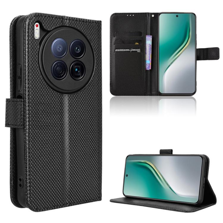 Diamond Texture Leather Phone Case, For Tecno Pova Curve 5G, For Tecno Camon 40 Pro 4G / 5G, For Tecno Camon 40 Premier 5G, For Tecno Camon 40 4G