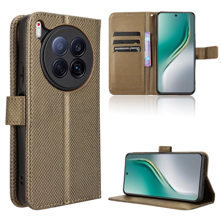 Diamond Texture Leather Phone Case, For Tecno Pova Curve 5G, For Tecno Camon 40 Pro 4G / 5G, For Tecno Camon 40 Premier 5G, For Tecno Camon 40 4G
