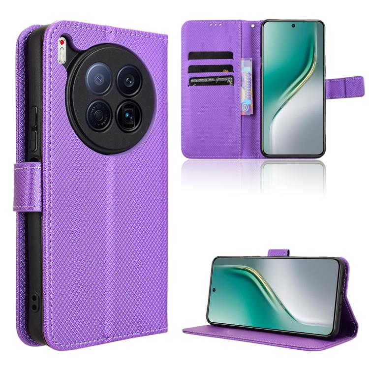 Diamond Texture Leather Phone Case, For Tecno Pova Curve 5G, For Tecno Camon 40 Pro 4G / 5G, For Tecno Camon 40 Premier 5G, For Tecno Camon 40 4G