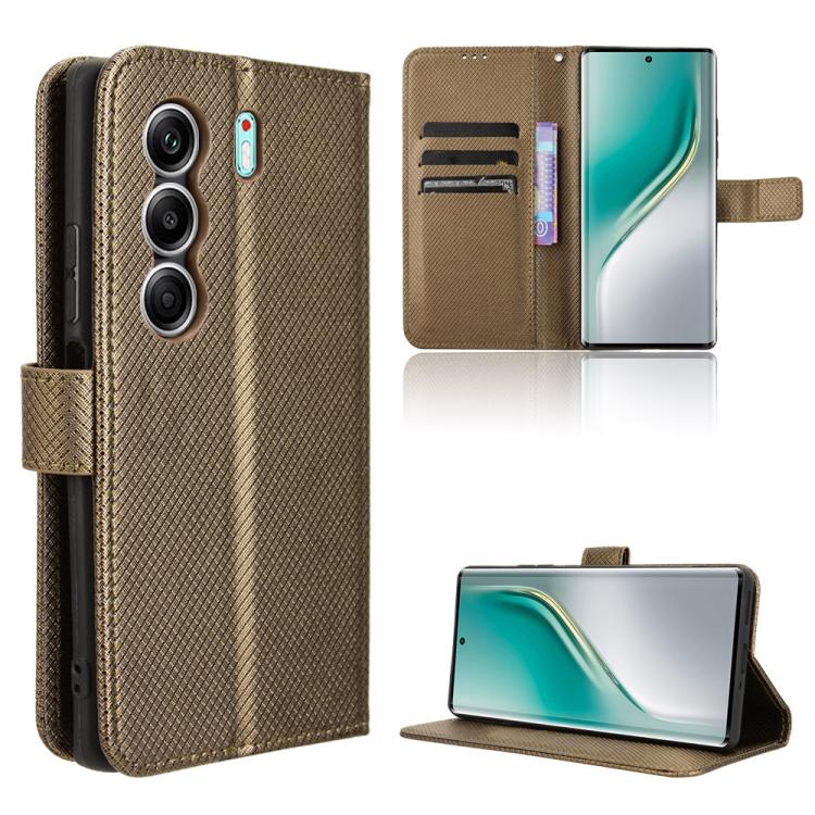 Diamond Texture Leather Phone Case, For Tecno Pova Curve 5G, For Tecno Camon 40 Pro 4G / 5G, For Tecno Camon 40 Premier 5G, For Tecno Camon 40 4G