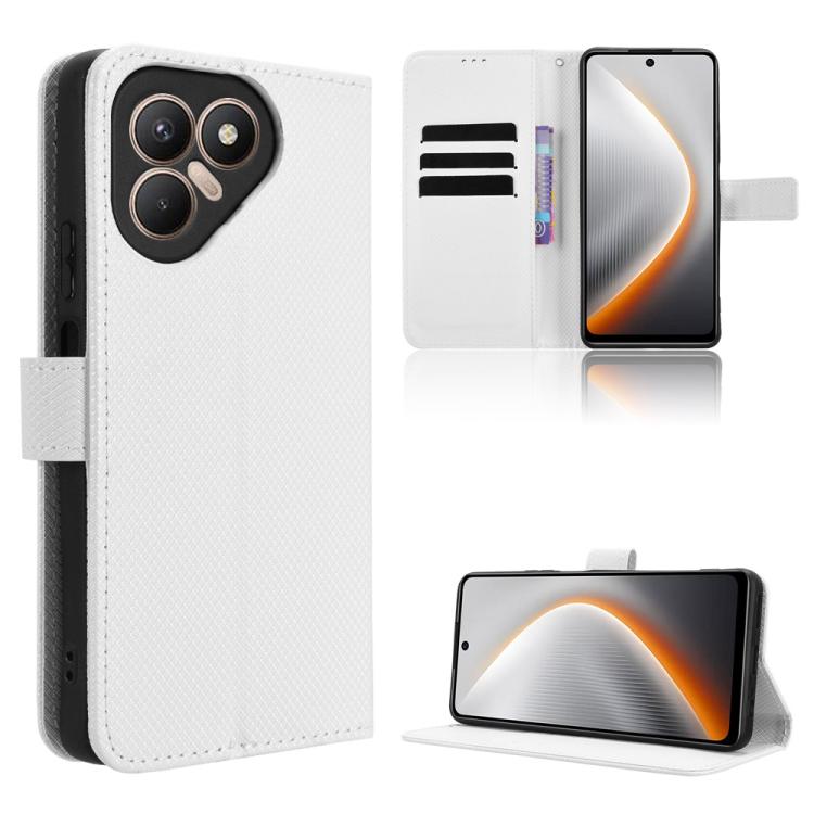 Diamond Texture Leather Phone Case, For Tecno Spark 40 4G, For Tecno Pova 7 Ultra 5G, For Tecno Pova 7 4G, For Tecno Spark Go 2 4G