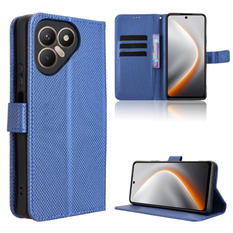 Diamond Texture Leather Phone Case, For Tecno Spark 40 4G, For Tecno Pova 7 Ultra 5G, For Tecno Pova 7 4G, For Tecno Spark Go 2 4G