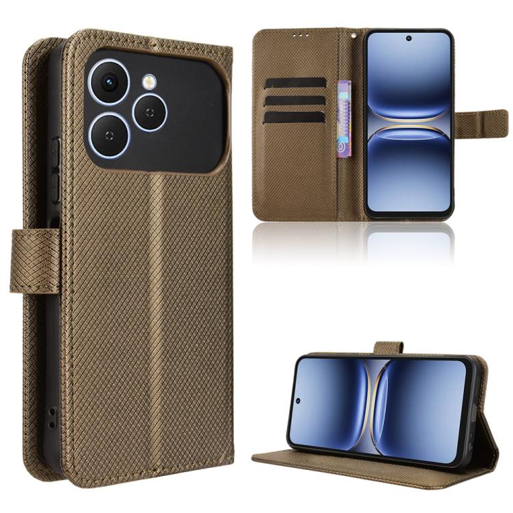 Diamond Texture Leather Phone Case, For Tecno Spark 40 4G, For Tecno Pova 7 Ultra 5G, For Tecno Pova 7 4G, For Tecno Spark Go 2 4G