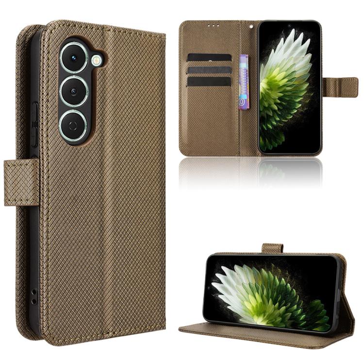 Diamond Texture Leather Phone Case, For Tecno Pova 7 Pro 5G, For Tecno Pova 7 5G, For Tecno Spark 40 Pro+ 4G, For Tecno Spark 40 Pro 4G