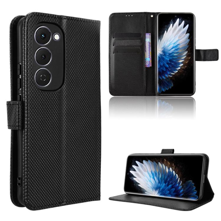 Diamond Texture Leather Phone Case, For Tecno Pova 7 Pro 5G, For Tecno Pova 7 5G, For Tecno Spark 40 Pro+ 4G, For Tecno Spark 40 Pro 4G