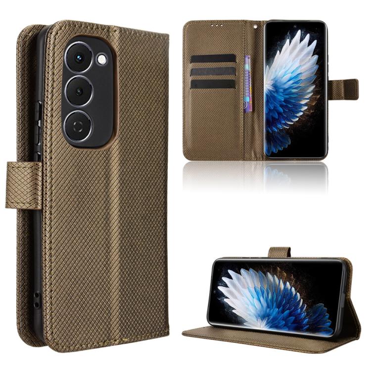 Diamond Texture Leather Phone Case, For Tecno Pova 7 Pro 5G, For Tecno Pova 7 5G, For Tecno Spark 40 Pro+ 4G, For Tecno Spark 40 Pro 4G